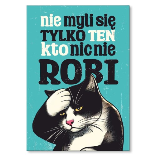 Plakat metalowy - Nie myli się ten.jpg