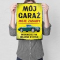 Blacha metalowa - moj garaż Twoje ryzyko M.jpg