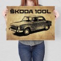 Blacha metalowa - SKODA 100L L.jpg
