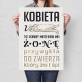Blacha metalowa - Kobieta z kotem L.jpg