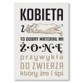 Blacha metalowa - Kobieta z kotem.jpg