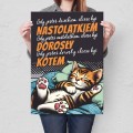 Plakat metalowy - Chcesz być kotem L.jpg