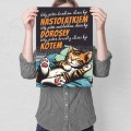 Plakat metalowy - Chcesz być kotem M.jpg