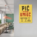 Plakat metalowy - Pić trzeba umieć L 2.jpg