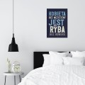 Plakat metalowy - Ryba bez roweru M 2.jpg
